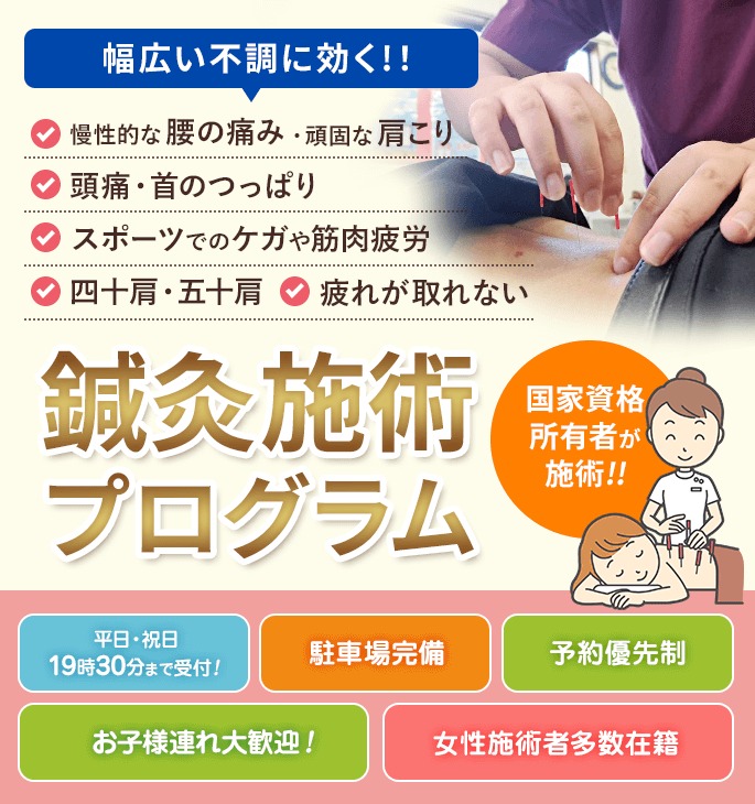 鍼灸施術プログラム